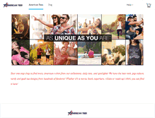 Tablet Screenshot of americantees.net